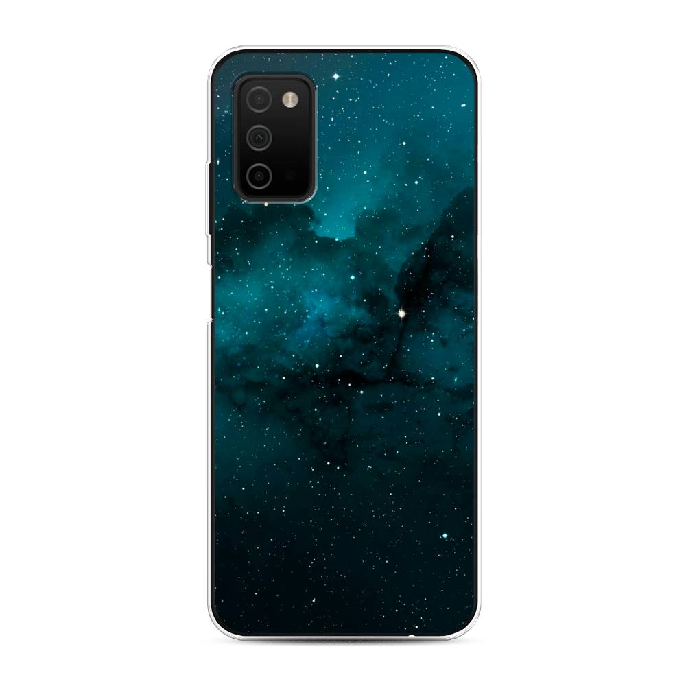 

Чехол на Samsung Galaxy A03s "Синий космос", 2103250-2