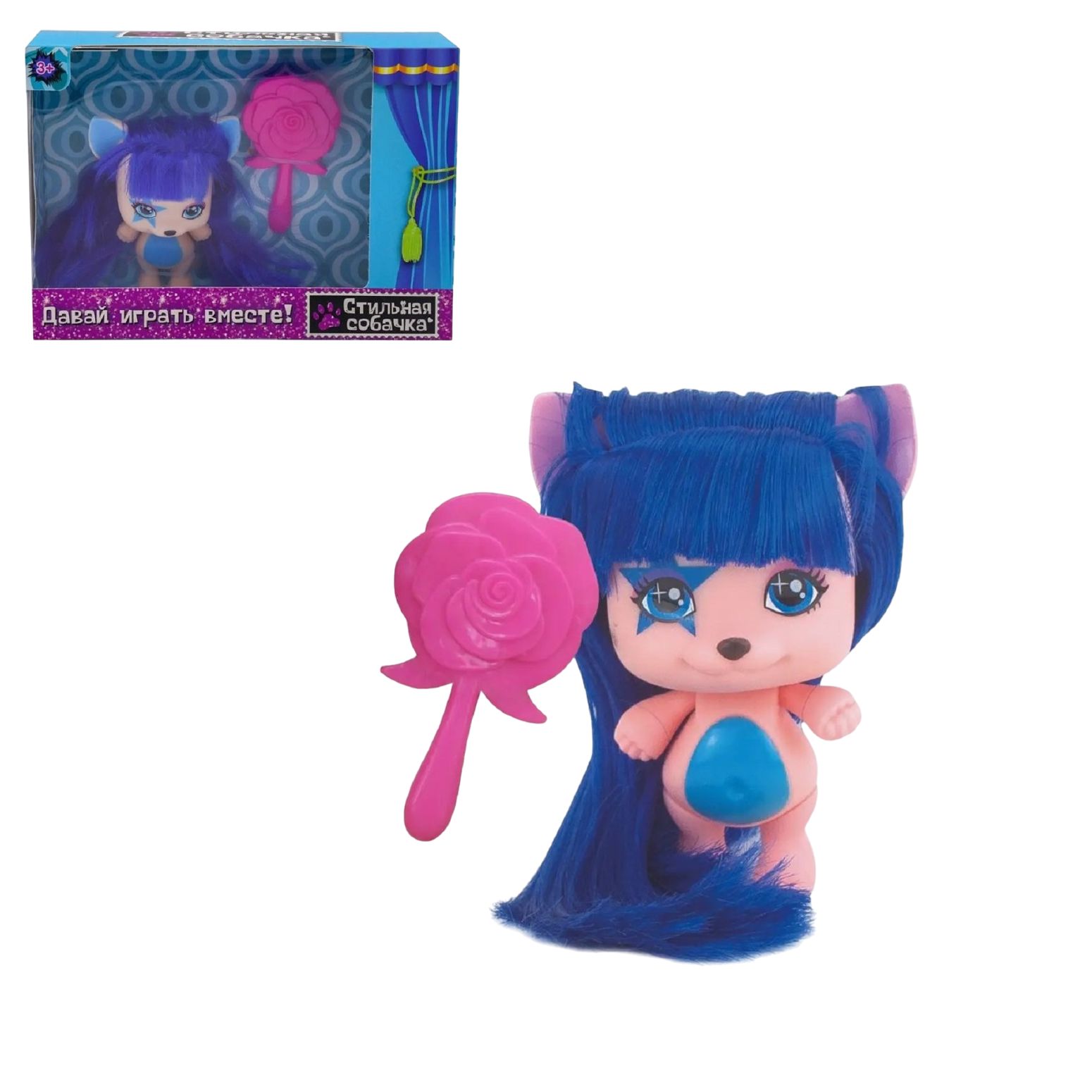 Игрушка Собачка Funky Toys с расческой 84933