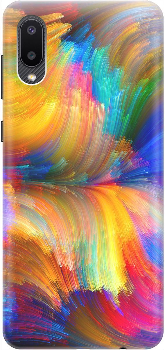 

Силиконовый чехол на Samsung Galaxy A02 "Акварельное небо", Желтый;фиолетовый, 1962