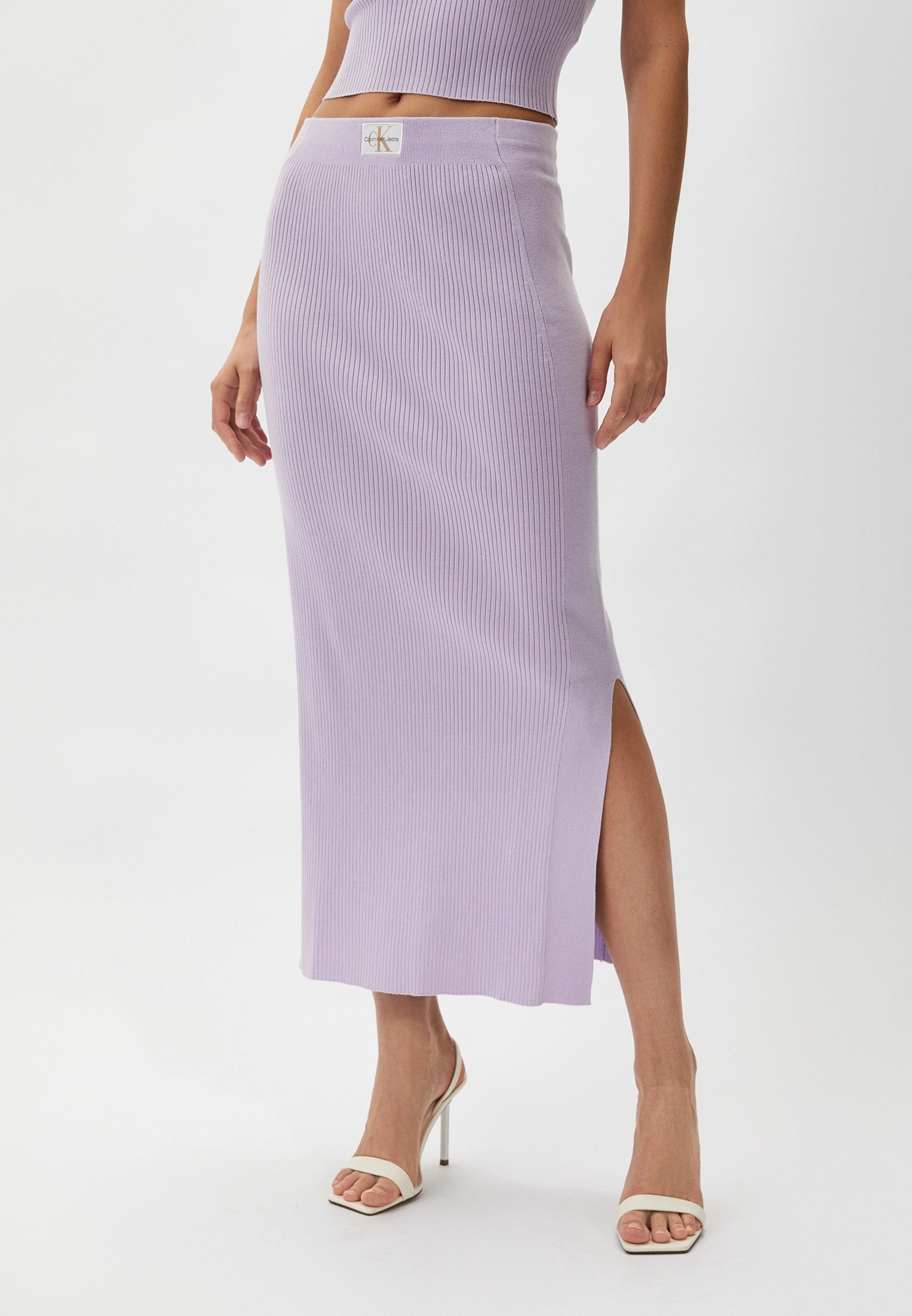 Юбка женская Calvin Klein Jeans J20J223606 фиолетовая M 12036₽