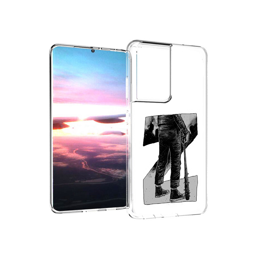 

Чехол MyPads Tocco для Samsung Galaxy S21 Ultra воин черно белый (PT157307.497.265), Tocco