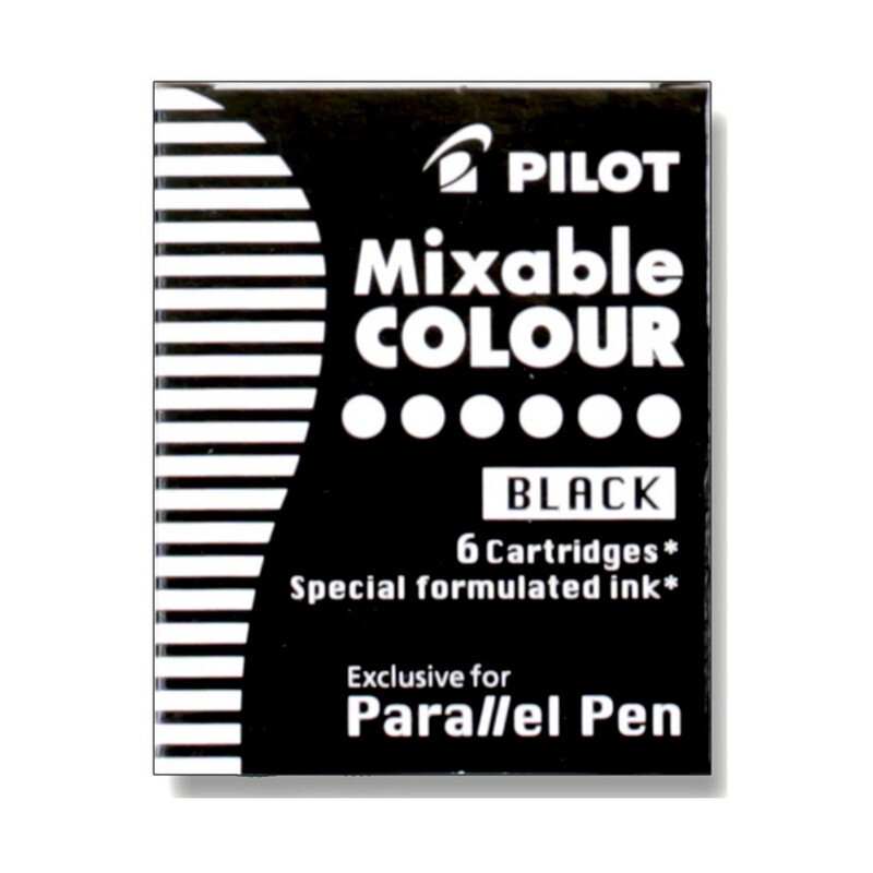 

Чернильный картридж Pilot Parallel Pen черный, 6 штук в упаковке