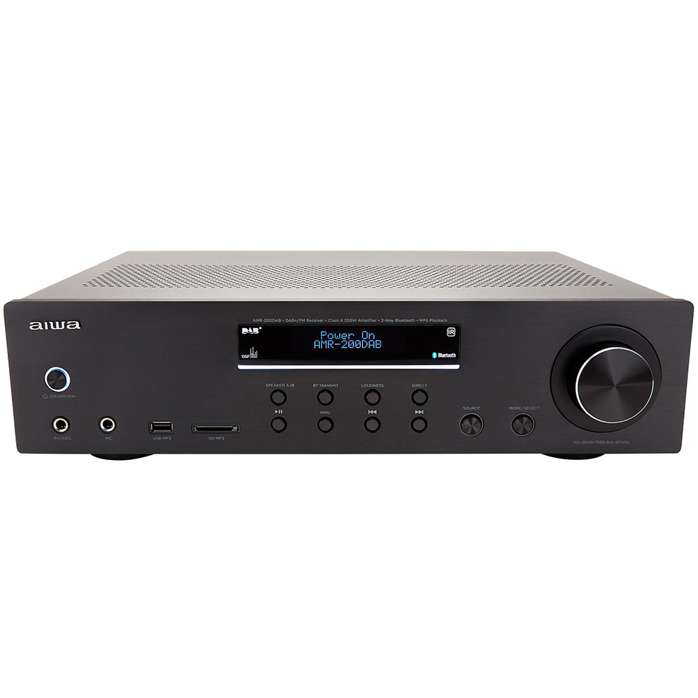 

Интегральный усилитель Aiwa AMR-200DAB Black, AMR-200DAB