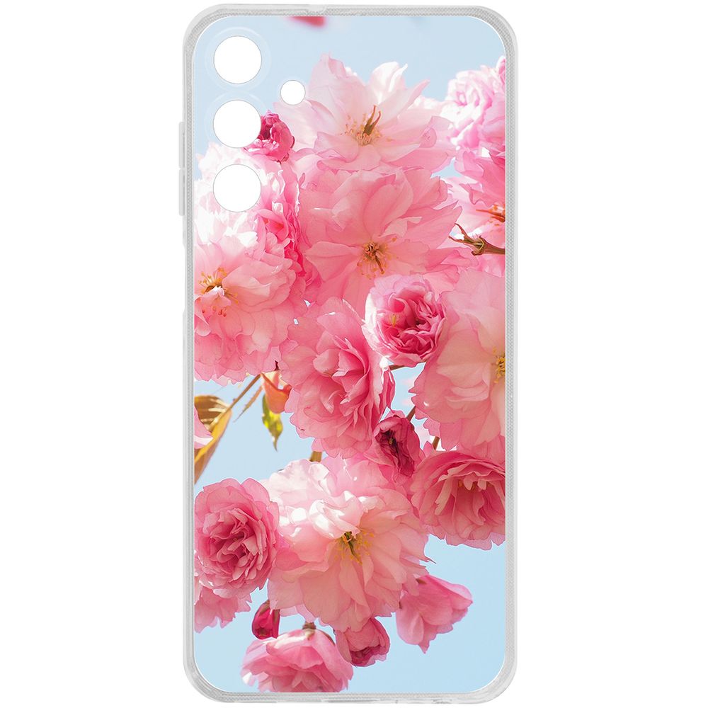 

Чехол-накладка Krutoff Clear Case Сакура для Samsung Galaxy M15, Прозрачный