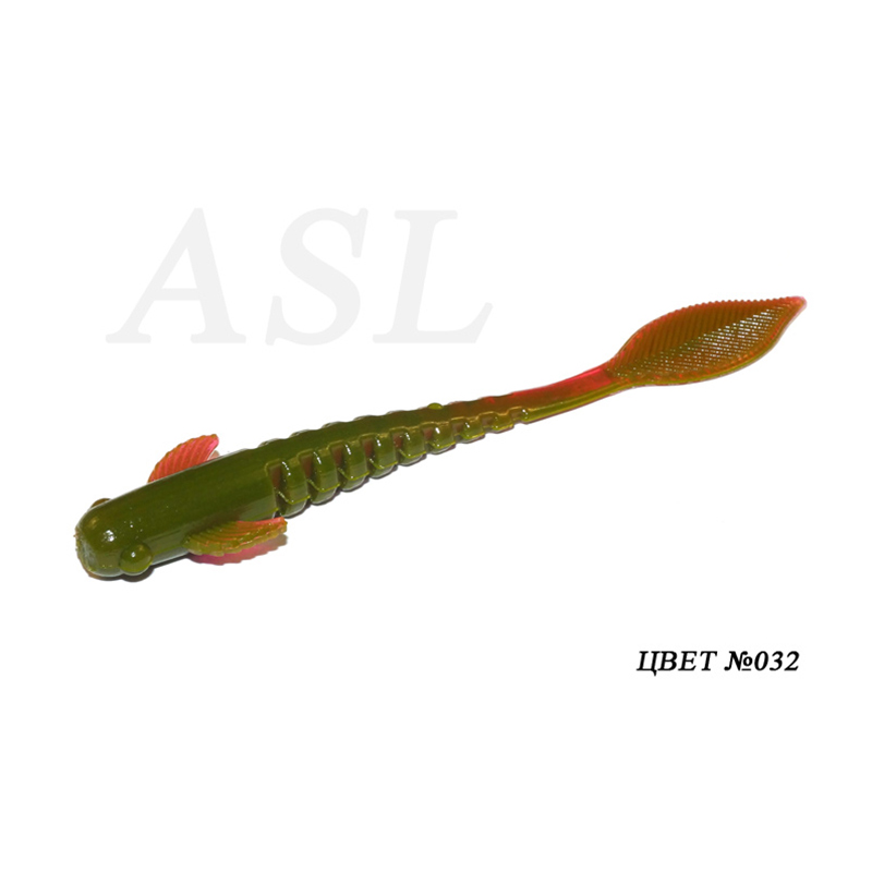

Силиконовая приманка ASL Вьюн цв. 032 L-10см 5шт/уп, Вьюн