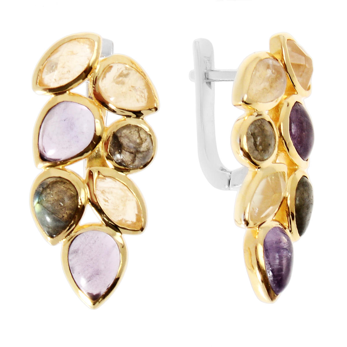 

Серьги из серебра с аметистом Balex Jewellery 2430930086, 2430930086