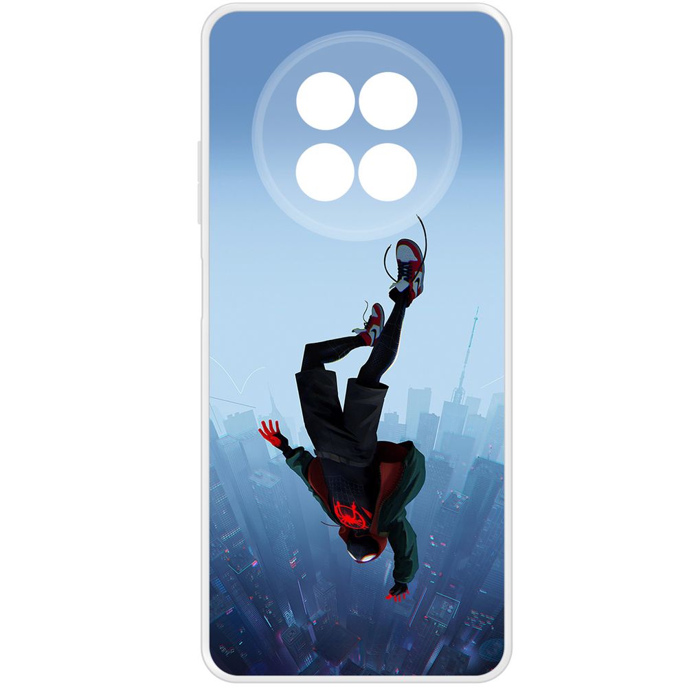 

Чехол-накладка Krutoff Clear Case Человек-Паук. Майлз Моралес для Realme 13+ 5G, Прозрачный