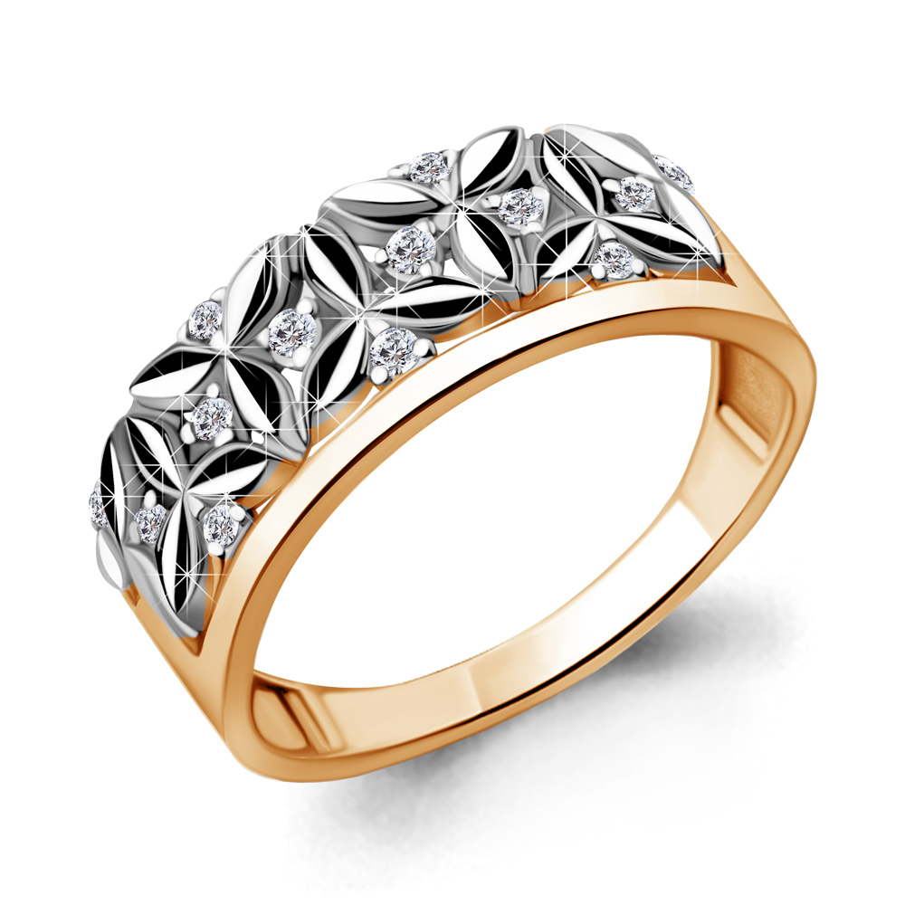 

Кольцо из серебра с фианитом Aquamarine Aquamarine 68637А_925_з р, 68637А_925_з