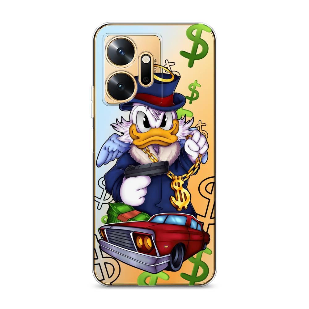 

Чехол на Infinix Zero 20 "Scrooge McDuck with a Gold Chain", Красный;синий;белый, 3102550-6