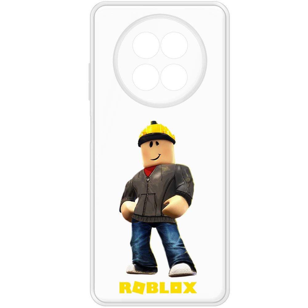 

Чехол-накладка Krutoff Clear Case Roblox-Строитель для Realme 13+ 5G, Прозрачный