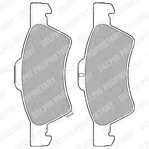 Колодки Торм DELPHI lp1693 1137₽