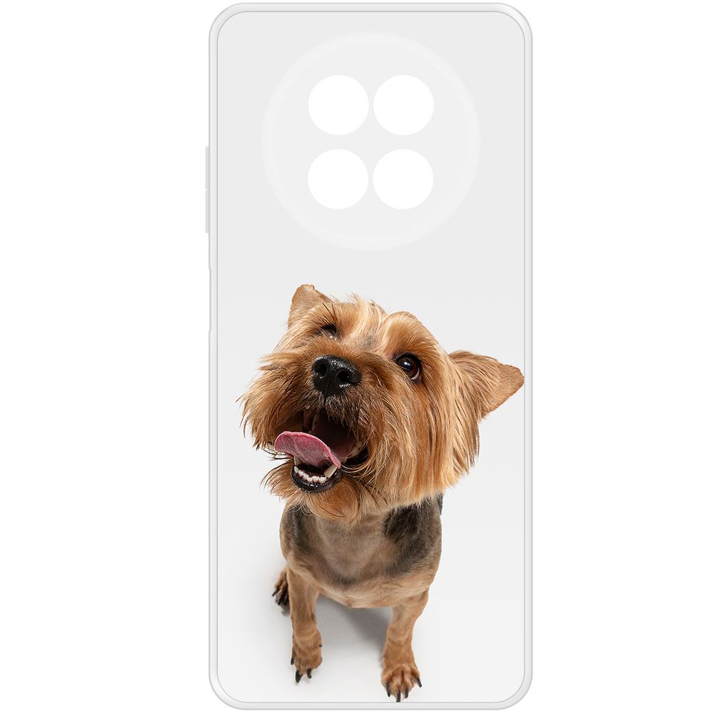 

Чехол-накладка Krutoff Clear Case Йоркширский терьер для Realme 13+ 5G, Прозрачный