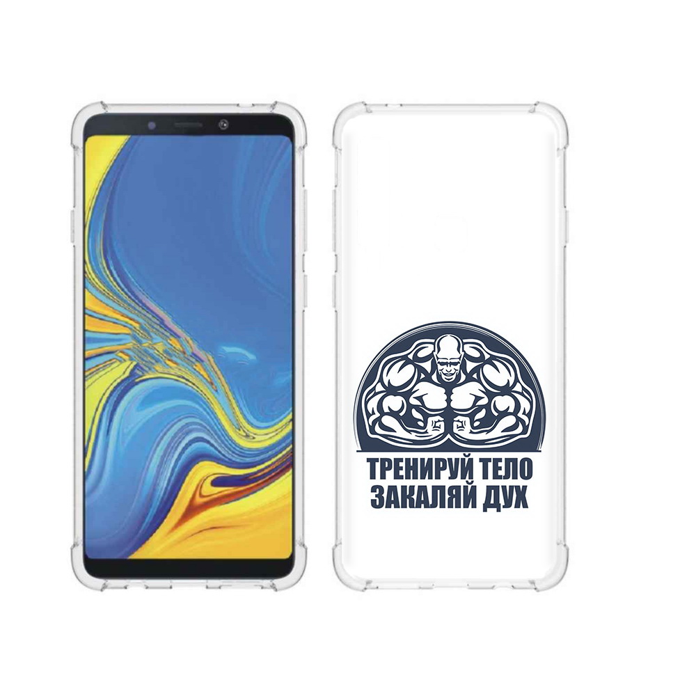 

Чехол MyPads Tocco для Samsung Galaxy A9 бодибилдинг закаляй дух (PT118683.560.234), Прозрачный, Tocco