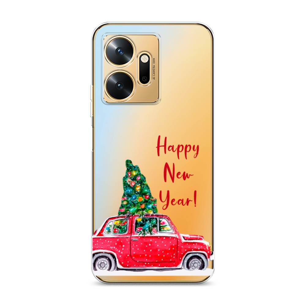 

Чехол на Infinix Zero 20 "Happy New Year", Красный;зеленый, 3102550-5