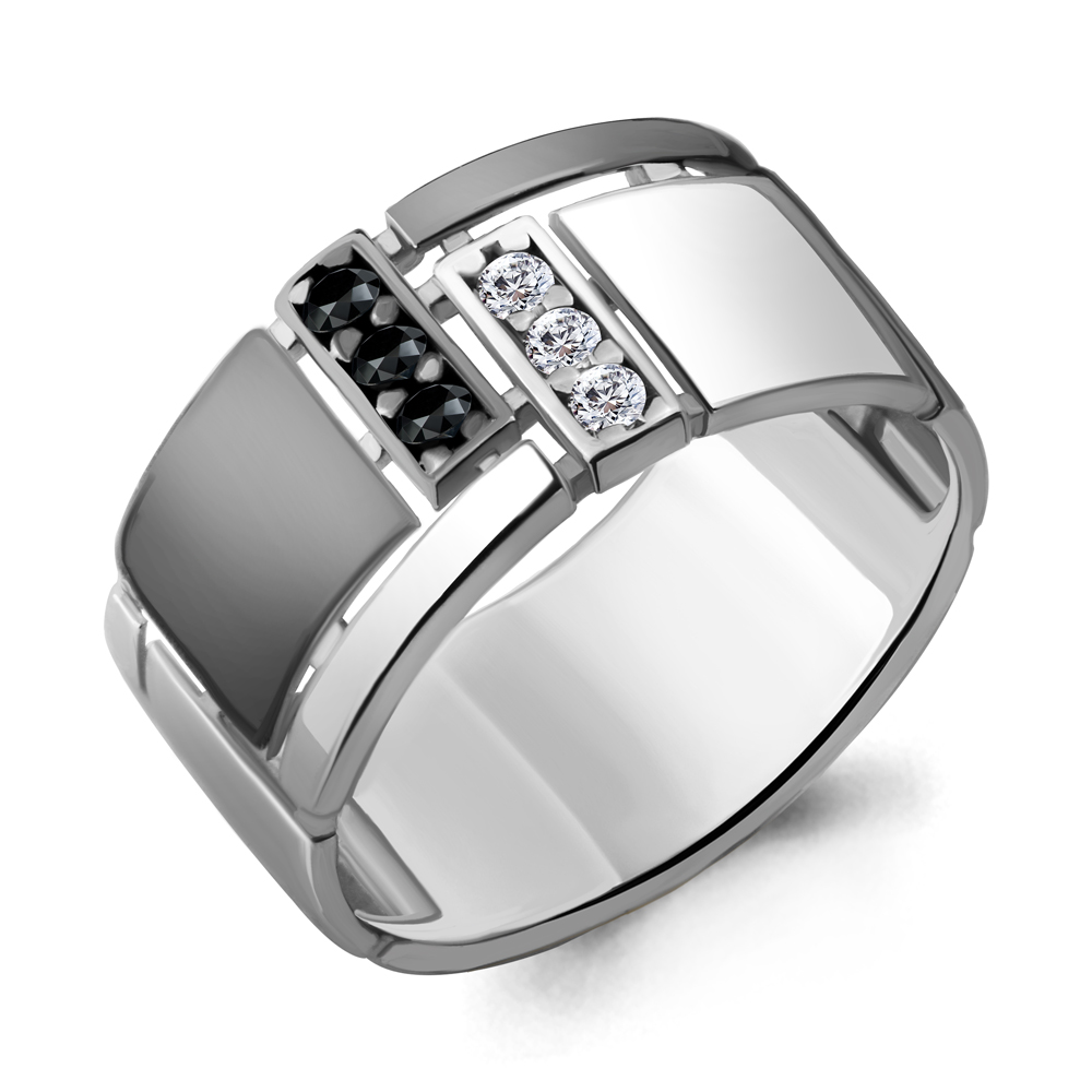 

Кольцо из серебра с фианитом Aquamarine Aquamarine 68606АЧ_925_р р. 21, 68606АЧ_925_р