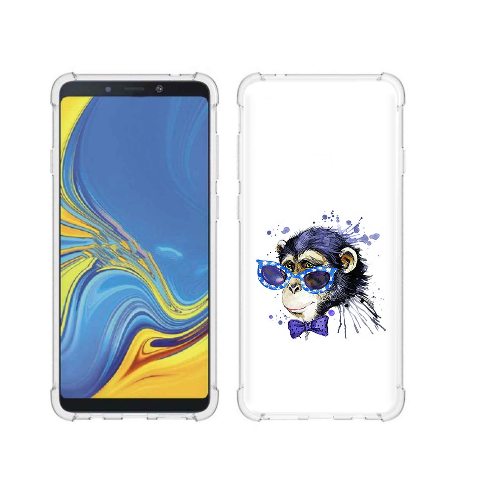 

Чехол MyPads Tocco для Samsung Galaxy A9 акварельная обезьяна (PT118683.560.216), Прозрачный, Tocco