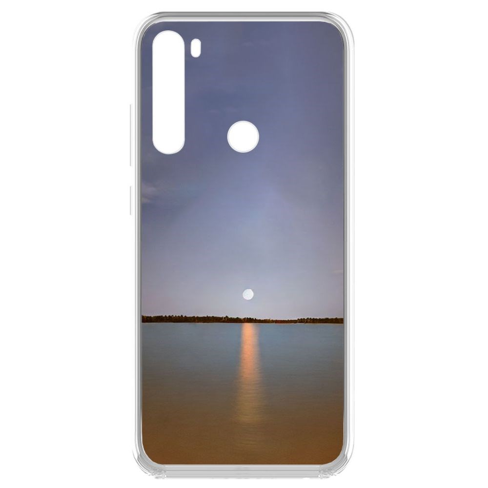 Чехол-накладка Krutoff Clear Case Закат над рекой для Xiaomi Redmi Note 8