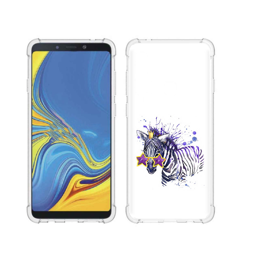 

Чехол MyPads Tocco для Samsung Galaxy A9 акварельная зебра (PT118683.560.215), Прозрачный, Tocco