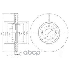 

Диск Тормозной (1Шт В Уп) Вg9056С DELPHI bg9056c