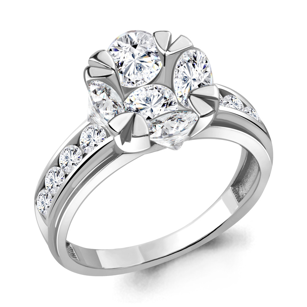 

Кольцо из серебра с фианитом Aquamarine Aquamarine 68583А_925_р р. 17,5, 68583А_925_р