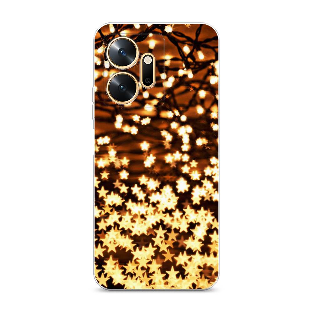 

Чехол на Infinix Zero 20 "Новогодняя гирлянда", Золотистый, 3102550-5