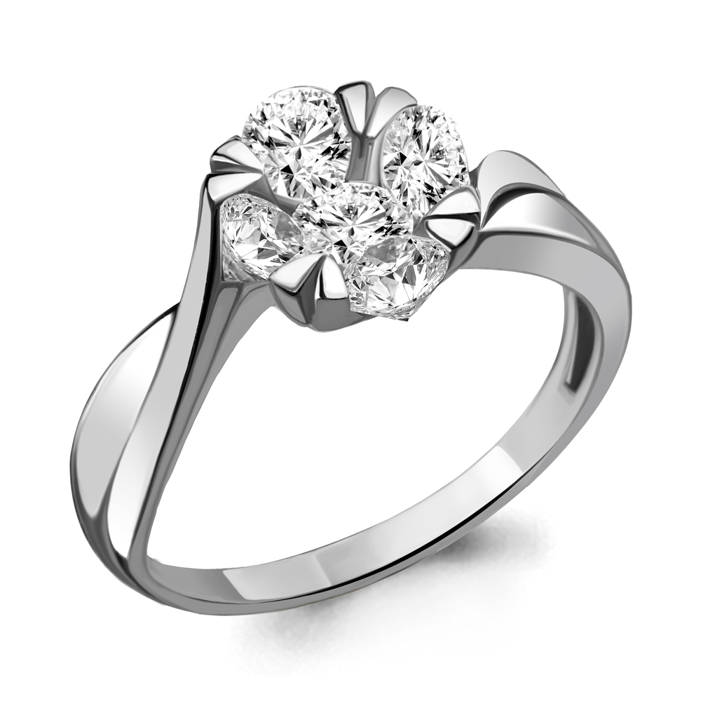

Кольцо из серебра с фианитом Aquamarine Aquamarine 68580А_925_р р. 16,5, 68580А_925_р