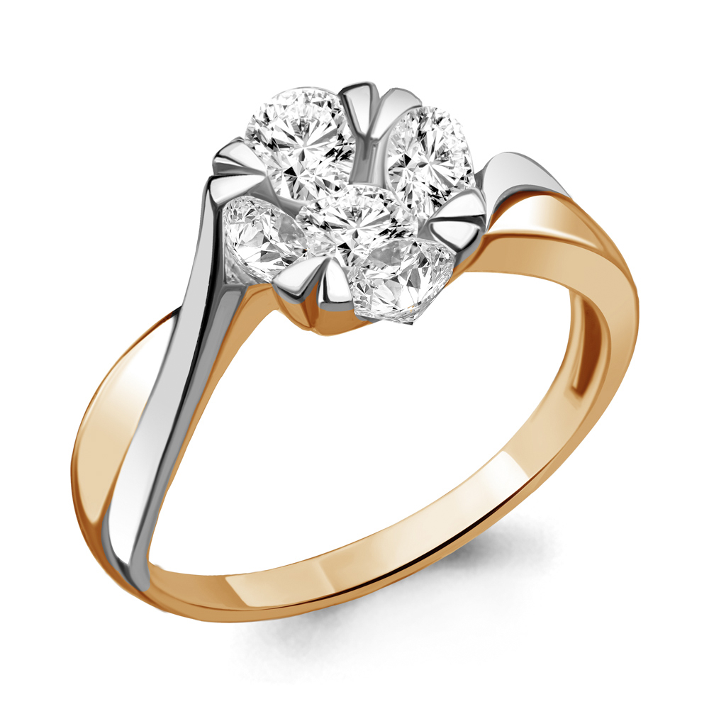 

Кольцо из серебра с фианитом Aquamarine Aquamarine 68580А_925_з р. 17, 68580А_925_з