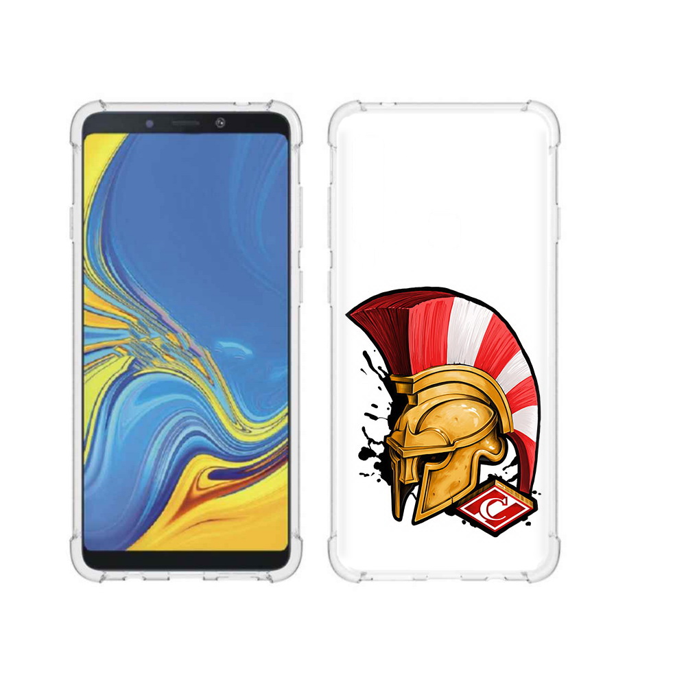 

Чехол MyPads Tocco для Samsung Galaxy A9 ФК спартак шлем (PT118683.560.185), Прозрачный, Tocco