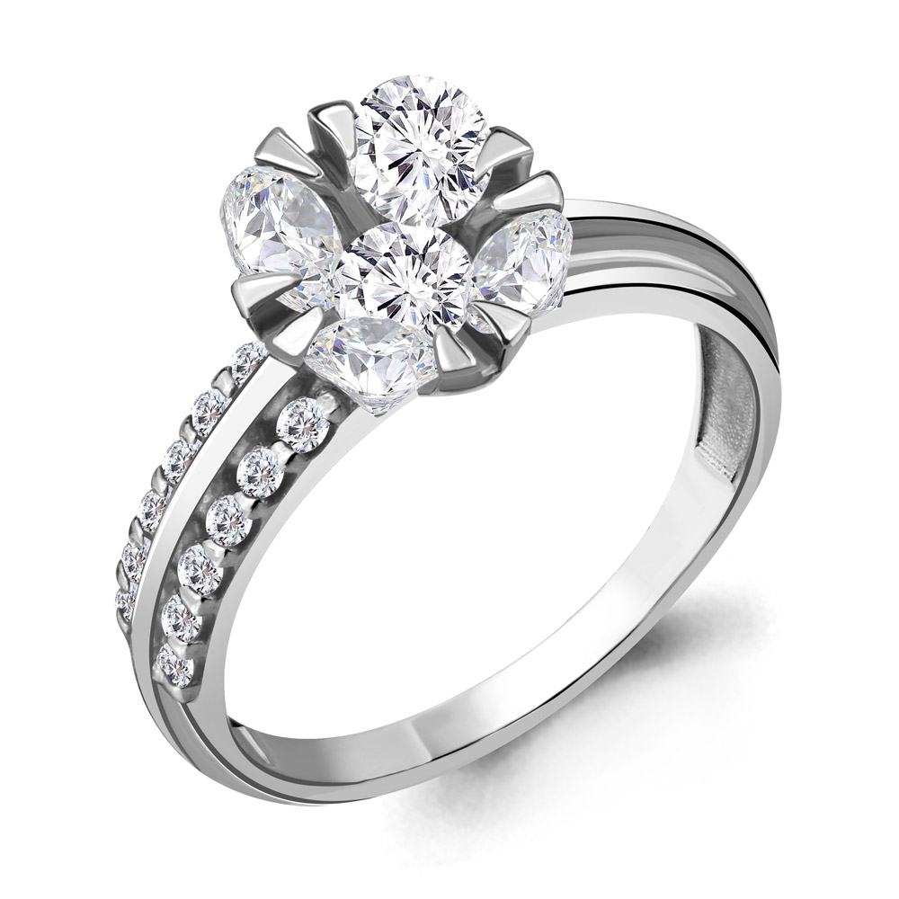 

Кольцо из серебра с фианитом Aquamarine Aquamarine 68579А_925_р р. 17,5, 68579А_925_р