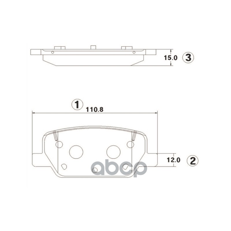 

Колодки тормозные HYUNDAI 18- задн. (CKKH74) CTR GK1408