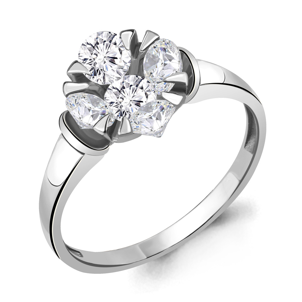 

Кольцо из серебра с фианитом Aquamarine Aquamarine 68578А_925_р р. 18, 68578А_925_р