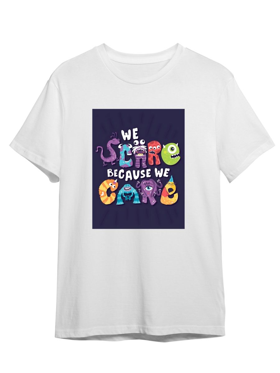 

Футболка унисекс СувенирShop Корпорация монстров/Салли/Майк 7 белая 3XL, "Корпорация монстров/Салли/Майк" 7