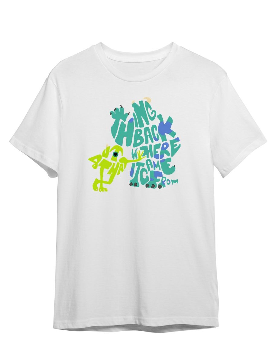 

Футболка унисекс СувенирShop Корпорация монстров/Салли/Майк 4 белая L, Белый, "Корпорация монстров/Салли/Майк" 4