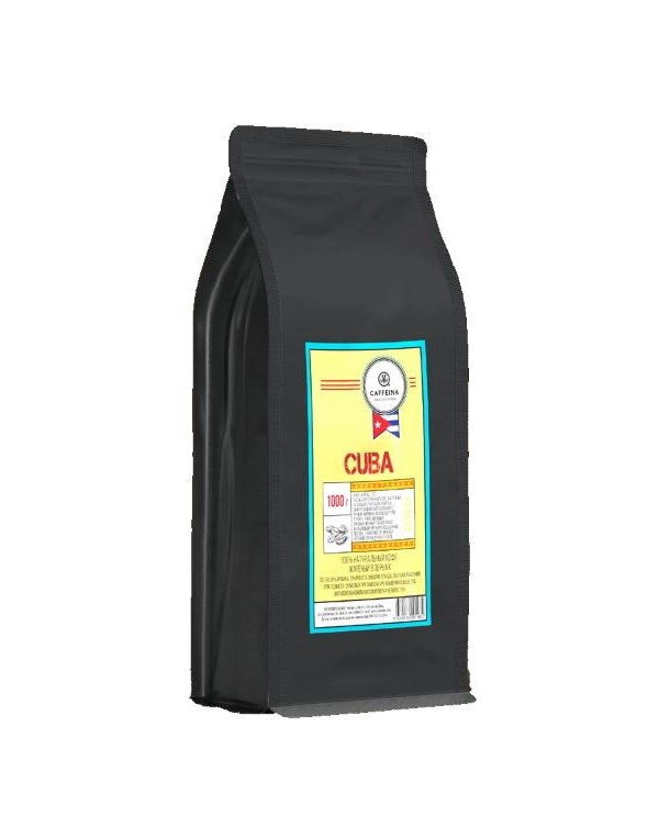 

Кофе в зернах натуральный Caffeina Cuba (Арабика 30%, Робуста 70%) 1 кг