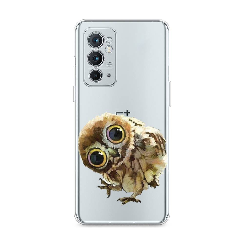 

Чехол Awog на OnePlus 9RT / ВанПлас 9RT "Любопытный совенок", Коричневый;белый;прозрачный, 152050-1
