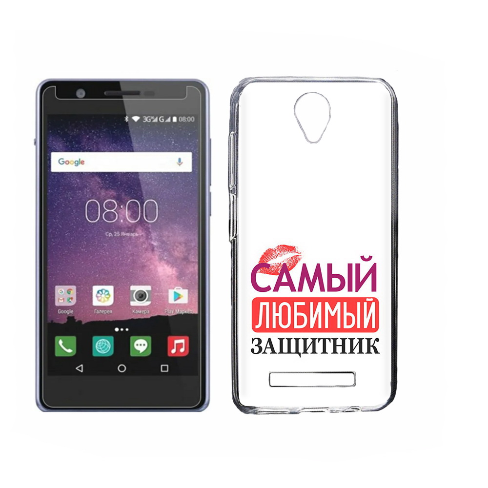 

Чехол MyPads Tocco для Philips S318 любимый защитник, Прозрачный, Tocco
