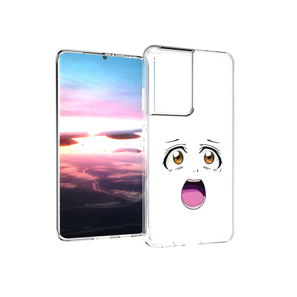 

Чехол MyPads Tocco для Samsung Galaxy S21 Ultra аниме лицао (PT157307.497.223), Прозрачный, Tocco