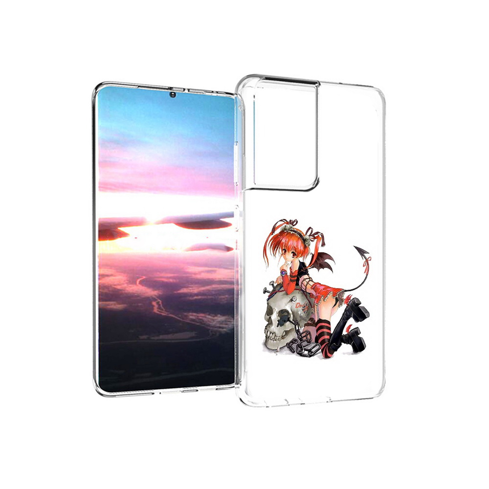 

Чехол MyPads Tocco для Samsung Galaxy S21 Ultra аниме (PT157307.497.221), Прозрачный, Tocco