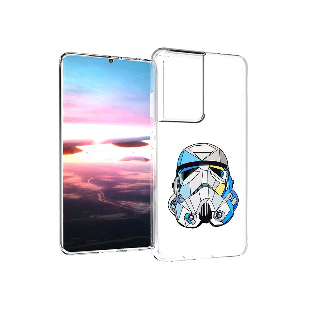 

Чехол MyPads Tocco для Samsung Galaxy S21 Ultra star wars дарт вейдер (PT157307.497.22), Прозрачный, Tocco