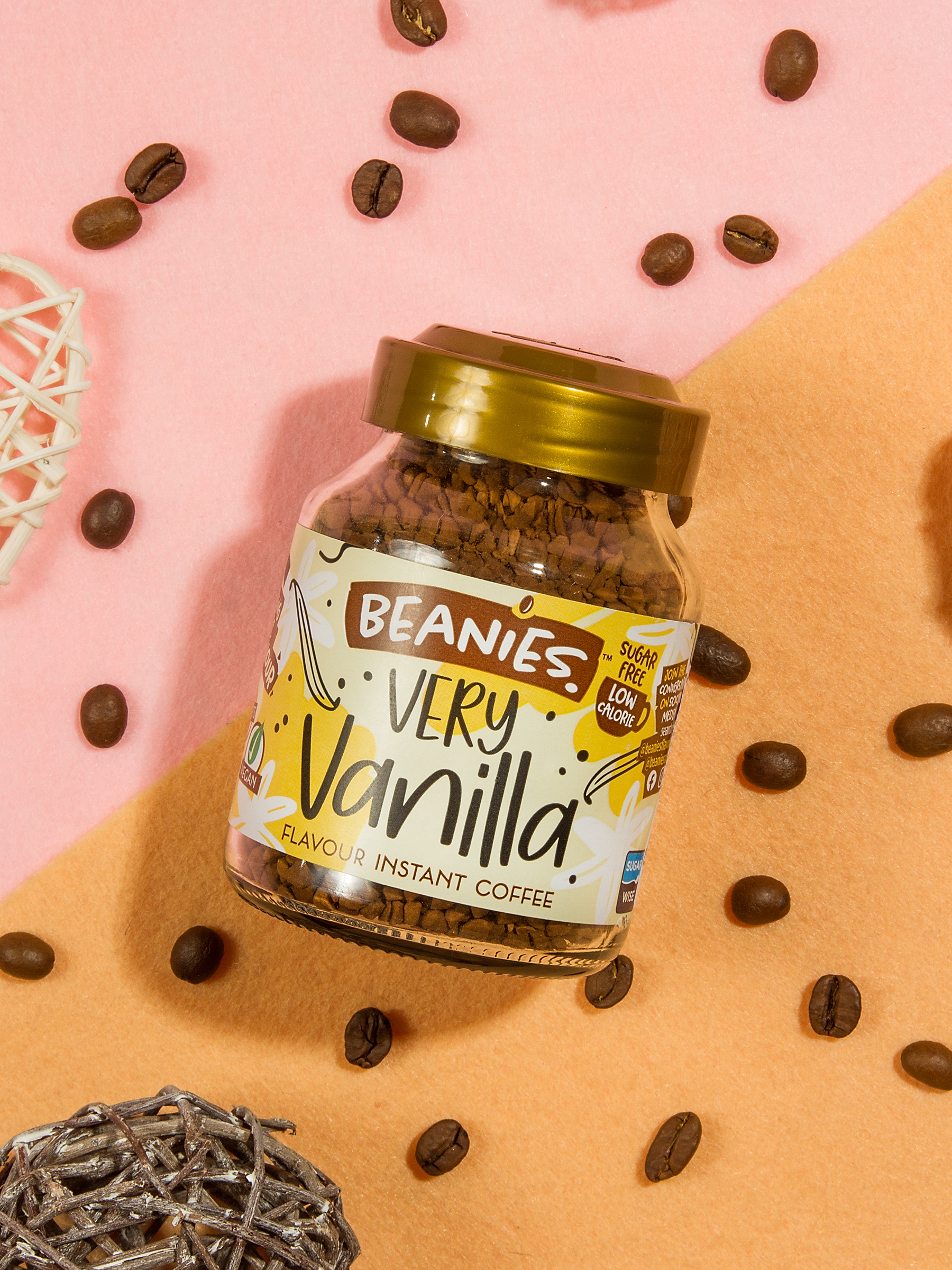Кофе растворимый Beanies Flavour Coffee Very Vanilla ароматизированный, 50 г