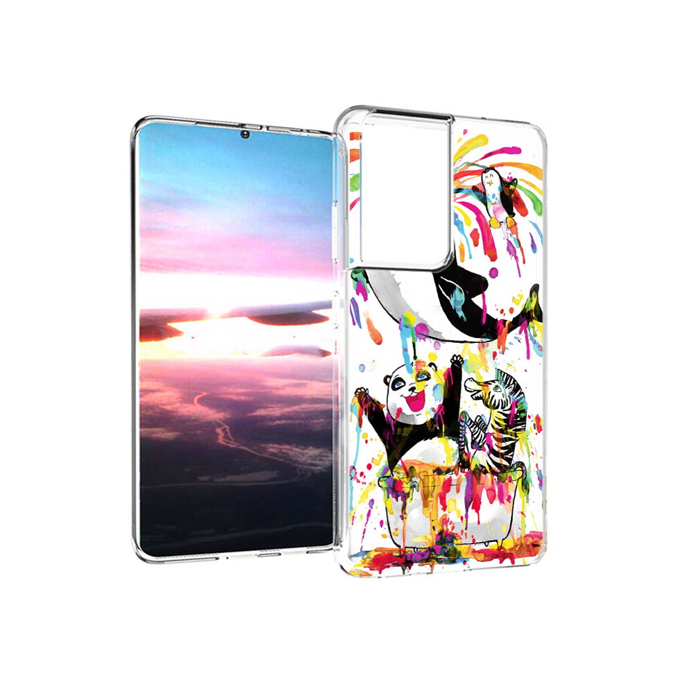 

Чехол MyPads Tocco для Samsung Galaxy S21 Ultra Хиппи кит (PT157307.497.191), Прозрачный, Tocco