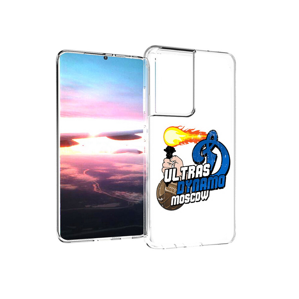 

Чехол MyPads Tocco для Samsung Galaxy S21 Ultra ФК Динамо (PT157307.497.177), Прозрачный, Tocco