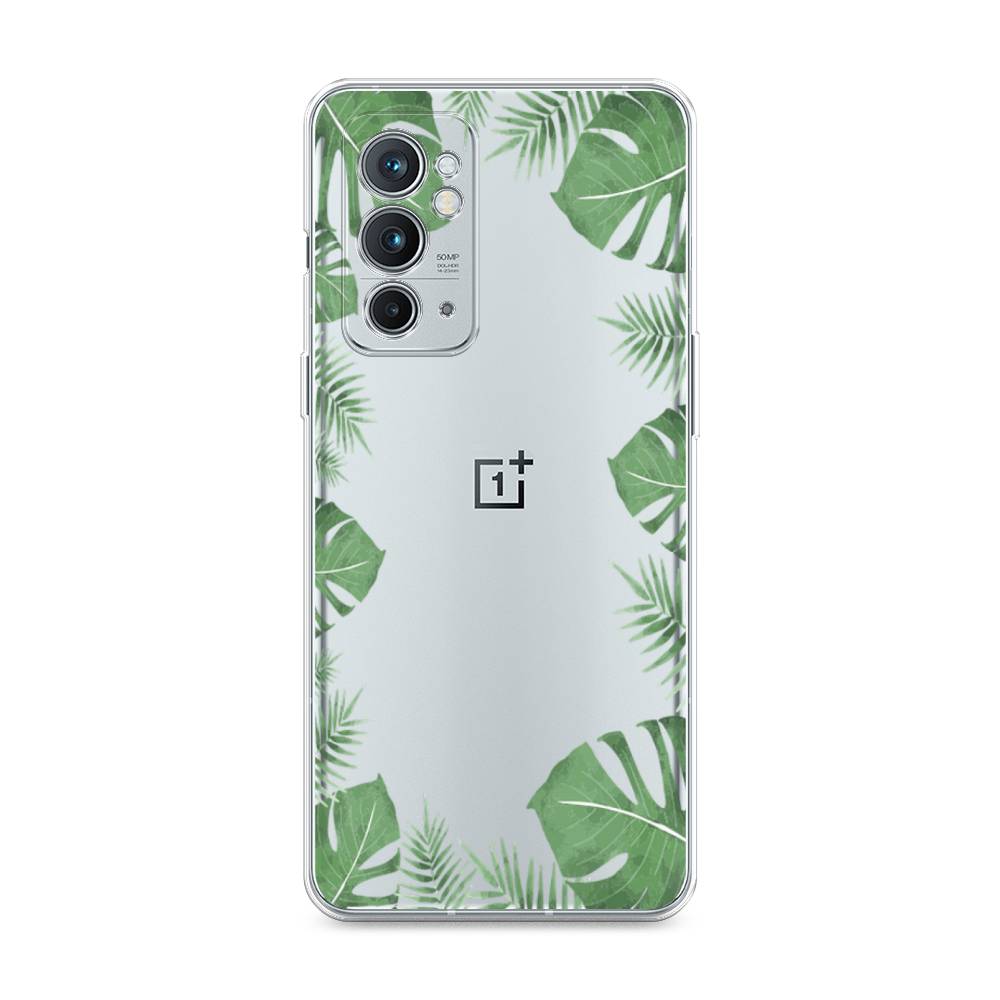 

Чехол Awog на OnePlus 9RT / ВанПлас 9RT "Листья папоротника рамка", Зеленый, 152050-8