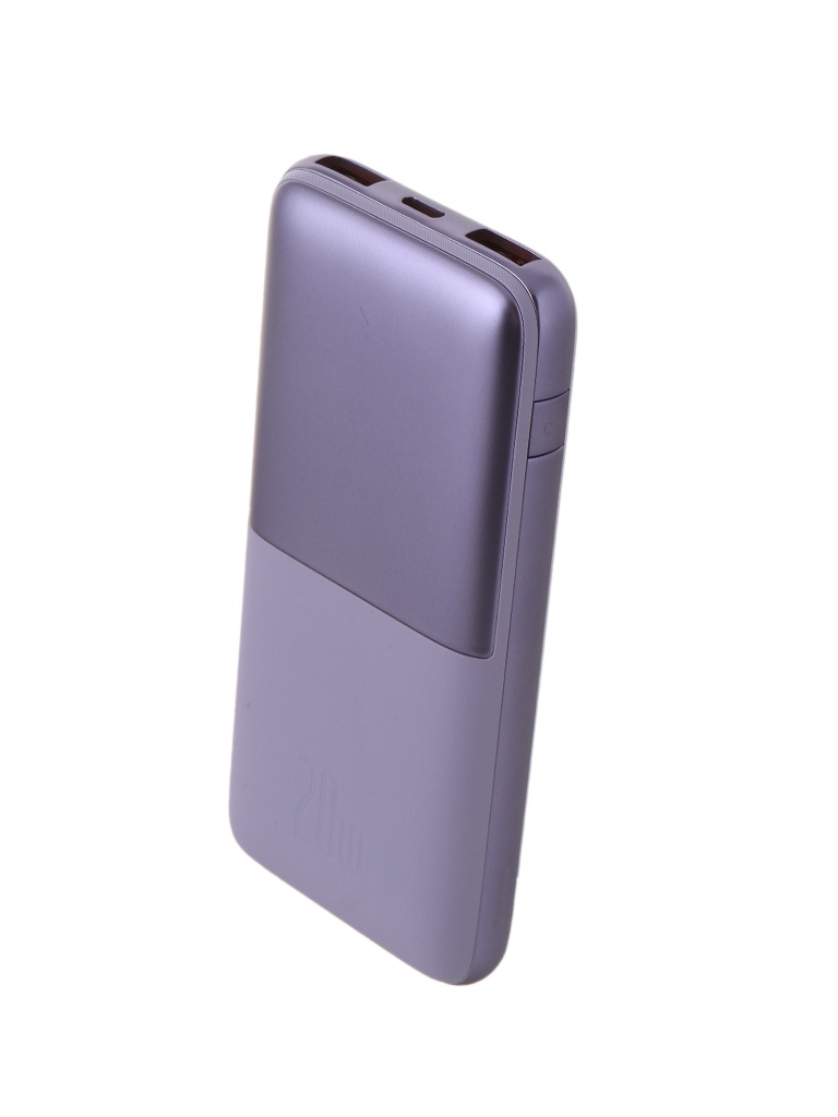 фото Внешний аккумулятор baseus power bank bipow pro 10000mah 20w purple ppbd040105