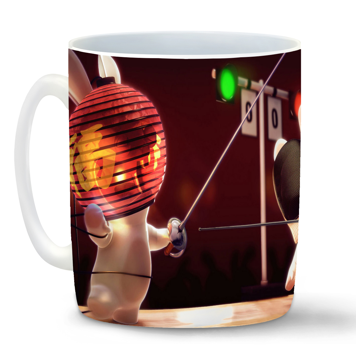 

Кружка CoolPodarok Rayman Raving Rabbids Кролики Фехтование, Rayman Raving Rabbids Кролики Фехтование