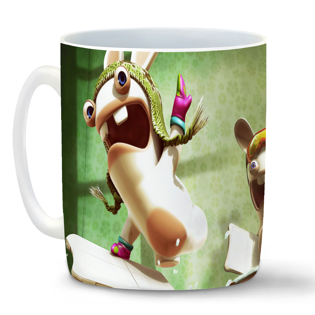 

Кружка CoolPodarok Rayman Raving Rabbids Кролики Сёрфинг, Rayman Raving Rabbids Кролики Сёрфинг