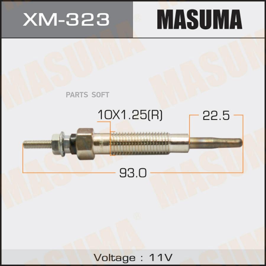 Свеча накаливания Masuma XM323