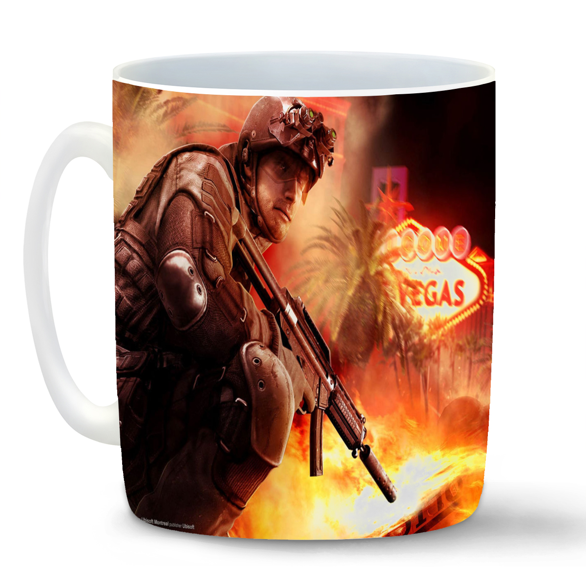 

Кружка CoolPodarok Rainbow Six Vegas Солдат, Rainbow Six Vegas Солдат