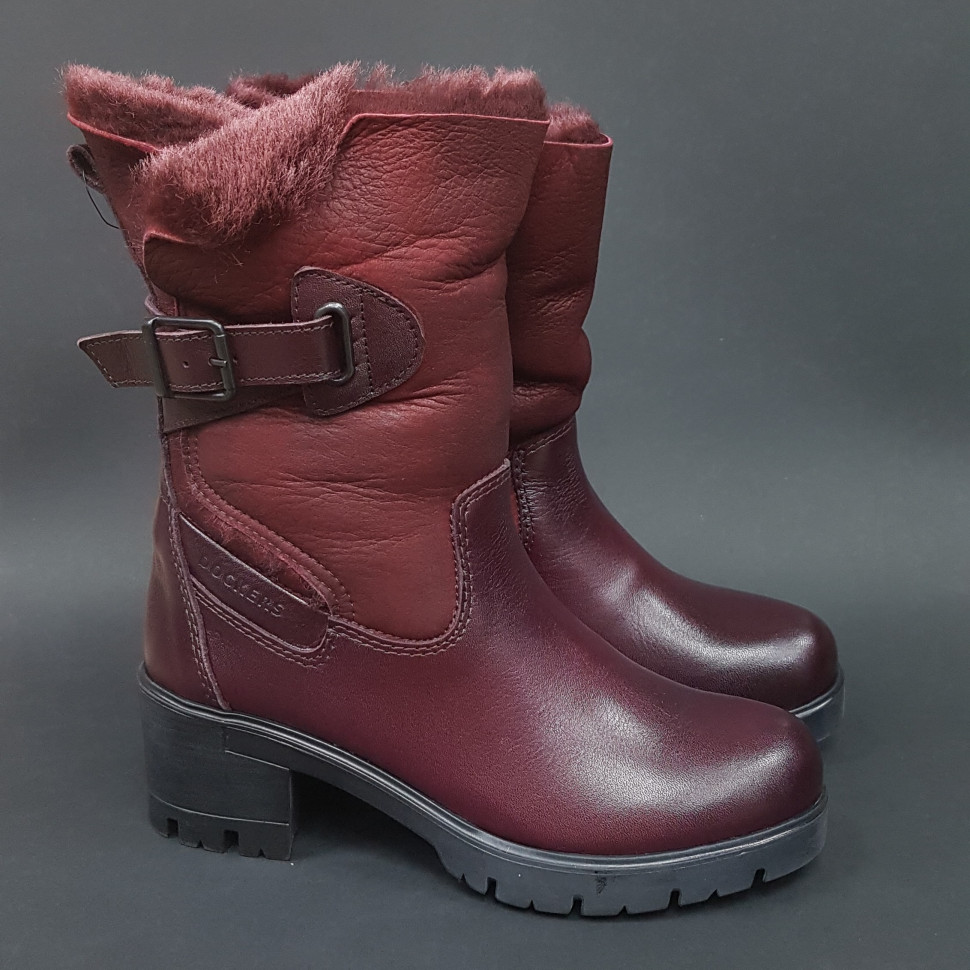 

Сапоги женские Dockers 770601 бордовые 37 RU, Бордовый, 770601