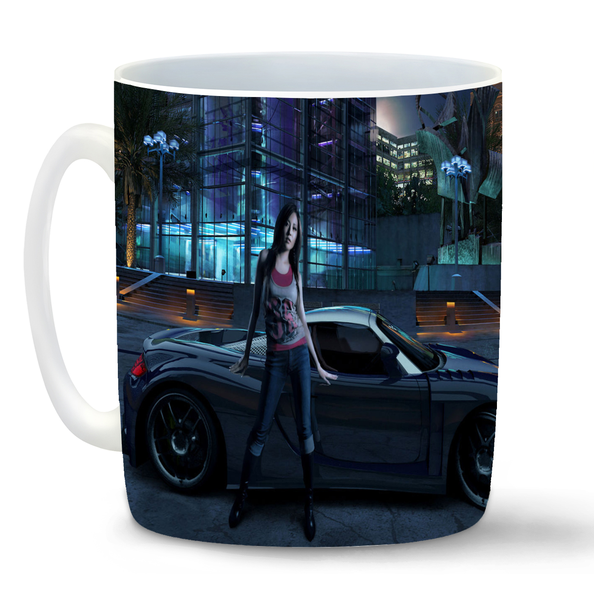 

Кружка CoolPodarok Need For Speed Carbon NFS Девушка на фоне машина, Need For Speed Carbon NFS Девушка на фоне машина